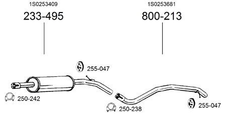 ARM(補修用マフラー) VOLKSWAGEN